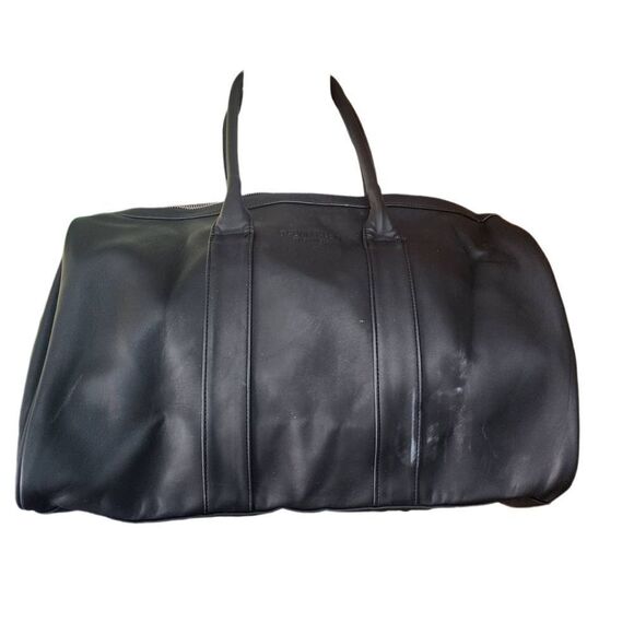 Calvin Klein Fragrances Black Faux Leather Duffle Bag - Picture 2 of 5
